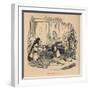 'Edmund and Leof', c1860, (c1860)-John Leech-Framed Giclee Print