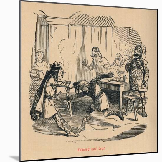 'Edmund and Leof', c1860, (c1860)-John Leech-Mounted Giclee Print