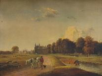 A View of Eton from the Playing Fields, 1822-Edmund Bristow-Giclee Print