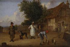 A View of Eton from the Playing Fields, 1822-Edmund Bristow-Giclee Print