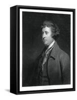 Edmund Burke, Anglo-Irish Statesman, Author, Orator, Political Theorist, and Philosopher-CE Wagstaff-Framed Stretched Canvas