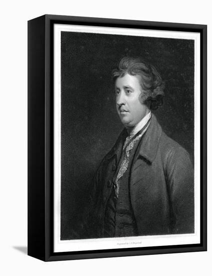 Edmund Burke, Anglo-Irish Statesman, Author, Orator, Political Theorist, and Philosopher-CE Wagstaff-Framed Stretched Canvas