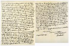 Letter from Edmund Burke to John Douglas, 31st July 1791-Edmund Burke-Framed Stretched Canvas