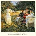 My Wife, Emeline, in a Garden-Edmund Charles Tarbell-Giclee Print