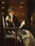 Girl Reading, 1902-Edmund Charles Tarbell-Framed Giclee Print