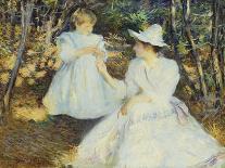 Arrangement in Pink and Gray (Afternoon Tea) (Oil on Canvas)-Edmund Charles Tarbell-Giclee Print