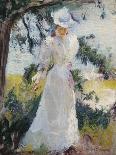 Arrangement in Pink and Gray (Afternoon Tea) (Oil on Canvas)-Edmund Charles Tarbell-Giclee Print