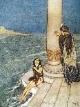 Andersen: Little Mermaid-Edmund Dulac-Framed Giclee Print