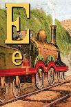 E, F, G, H Illustrated Letters-Edmund Evans-Art Print