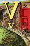 V For the Van That Follows the Train-Edmund Evans-Art Print