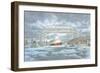 Edmund Fitz Leaving Dock-Stanton Manolakas-Framed Giclee Print