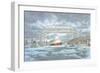 Edmund Fitz Leaving Dock-Stanton Manolakas-Framed Giclee Print