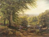 Near Weybridge, Surrey-Edmund G. Warren-Framed Stretched Canvas