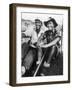 Edmund Hillary and Nepalese Sherpa Guide Tenzing Norgay Sitting Together-James Burke-Framed Premium Photographic Print