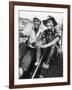 Edmund Hillary and Nepalese Sherpa Guide Tenzing Norgay Sitting Together-James Burke-Framed Premium Photographic Print