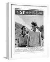 Edmund Hillary and Tensing-null-Framed Photographic Print