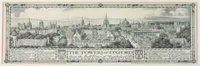 The Towers of Oxford from the Bell Tower of Magdalen, 1908-Edmund Hort New-Framed Stretched Canvas