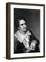 Edmund Kean as Hamlet-null-Framed Art Print