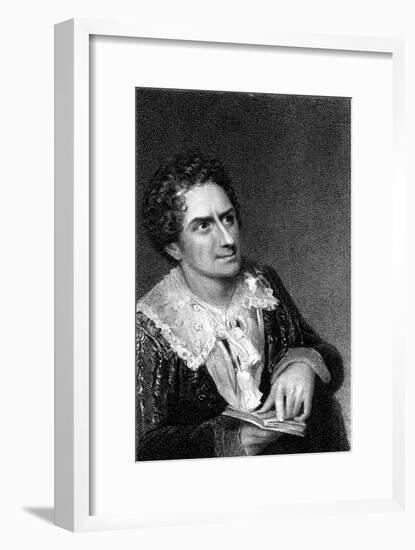 Edmund Kean as Hamlet-null-Framed Art Print