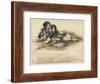 Edmund Kean English Actor in the Role of Shakespeare's Richard III-W. Gear-Framed Art Print