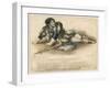 Edmund Kean English Actor in the Role of Shakespeare's Richard III-W. Gear-Framed Art Print