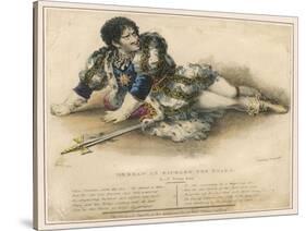 Edmund Kean English Actor in the Role of Shakespeare's Richard III-W. Gear-Stretched Canvas