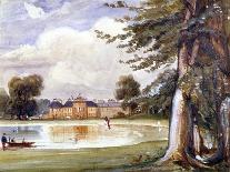 View of Kensington Palace, Kensington, London, C1840-Edmund Marks-Giclee Print