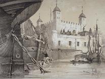 Tower of London, C1840-Edmund Patten-Giclee Print