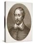 Edmund Spenser, from an Engraving by G. Vertue-English School-Stretched Canvas