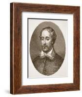 Edmund Spenser, from an Engraving by G. Vertue-English School-Framed Giclee Print