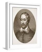 Edmund Spenser, from an Engraving by G. Vertue-English School-Framed Giclee Print