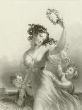 Lady of the Court of Louis XV, 19th Century-Edmund Thomas Parris-Giclee Print