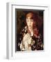 Edna Smith in a Japanese Wrap, C.1915-Robert Cozad Henri-Framed Giclee Print