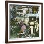 Edo (Present Tokyo, Japan), Bazaar Circa 1860-Leon, Levy et Fils-Framed Photographic Print