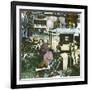 Edo (Present Tokyo, Japan), Bazaar Circa 1860-Leon, Levy et Fils-Framed Photographic Print