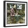 Edo (Present Tokyo, Japan), Japanese Woman Circa 1860-Leon, Levy et Fils-Framed Premium Photographic Print