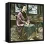 Edo (Present Tokyo, Japan), Japanese Woman Circa 1860-Leon, Levy et Fils-Framed Stretched Canvas