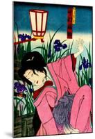 Edo Woman in Iris Patch-null-Mounted Giclee Print