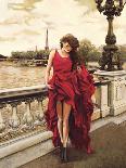 Woman in Paris-Edoardo Rovere-Art Print