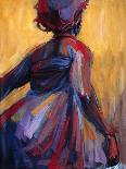 Dancing Queen-Edosa Oguigo-Framed Stretched Canvas