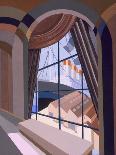 Large Window with a Seat, from 'Relais', C.1920S (Colour Litho)-Edouard Benedictus-Giclee Print