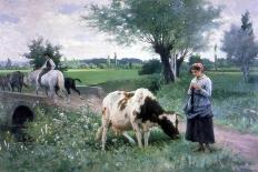 Young Farmers-Edouard Bernard Debat-Ponsan-Stretched Canvas