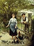 Young Farmers-Edouard Bernard Debat-Ponsan-Mounted Giclee Print