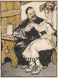 French Women Drinking at a Bar, 1906-Edouard Bernard-Art Print