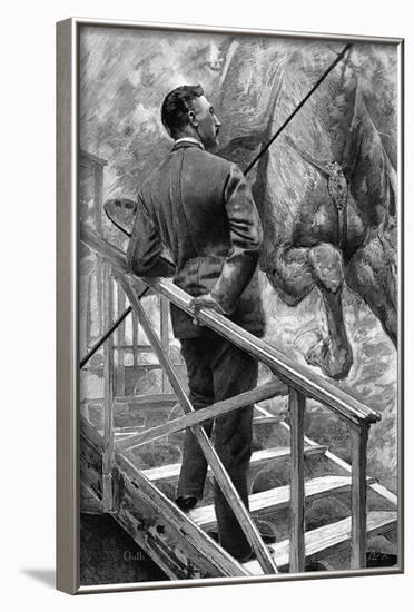 Edouard Detaille at Work-null-Framed Photographic Print