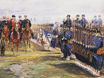 Inspection of Tsar Nicholas Ii and President Faure Troops at Chalon in October 9, 1896-Edouard Detaille-Giclee Print