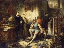 Discovering the Telescope, 1855-Edouard Ender-Framed Giclee Print