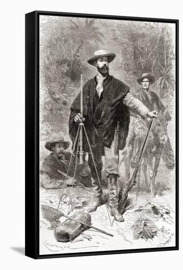 Édouard François André During His Botanising Expedition in the Foothills of the Andes in 1875-76-null-Framed Stretched Canvas