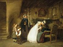 The First Communion, 1867-Edouard Frere-Framed Giclee Print