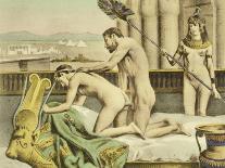 Ancient Times, Illustration of an Orgy, Plate 19 of De Figuris Veneris-Edouard-henri Avril-Giclee Print